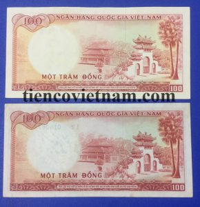 100 đồng Lê văn duyệt 1966