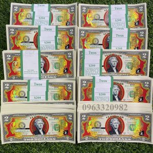 2 usd mạ vàng hình con hổ