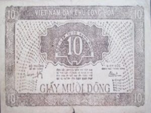 tín phiếu 10đồng miền trung